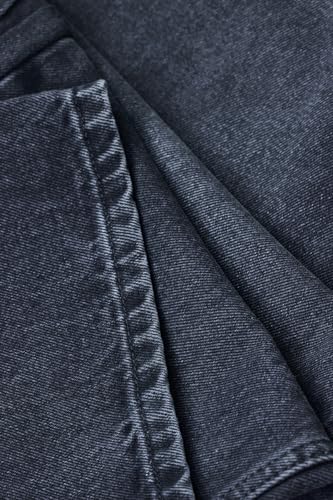 Image of SNITCH Men Jeans | Baggy Fit Relaxed Wide-Leg Design | Durable Cotton Blend with Medium Stretch & Light Fading | Casual Wear for All Seasons