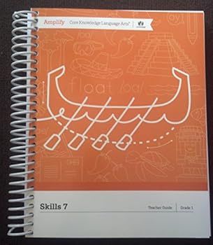 Spiral-bound CKLA 2nd Edition Grade 1 Skills 7 Teacher Guide Book