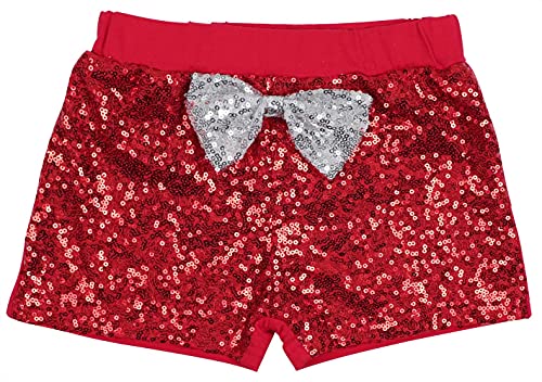 Baby Girls American Merica Flag Sunglasses Star Stripe Printed Romper Shirt+Sequins Bowknot Shorts+Headband 3Pcs Sets Size 12-18Months/Tag90 (White) - Thumbnail 3
