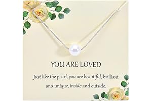 Delicate Silver Pearl Necklace