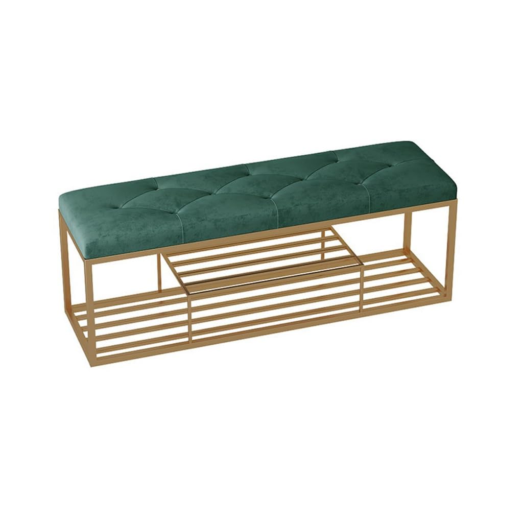 Banc à chaussures nordique et élégant tabouret de rangement pour l'entrée de maison