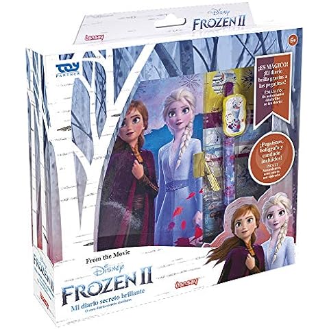 Lansay 25007 - Frozen 2 Sparkling Secret Notebook Cover