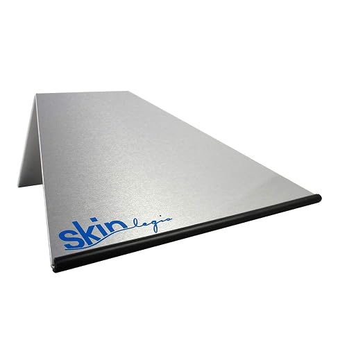 SkinLegis Buchstütze (Aluminium) - BluePrint - 80mm mit Gummikante (Ziegler/Tremel)