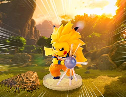 Lesesobe Goku Figure Statues Figurine Dbz Super Saiyan Ssj3 Collection Birthday Gifts Pvc 4 Inch #TOP5