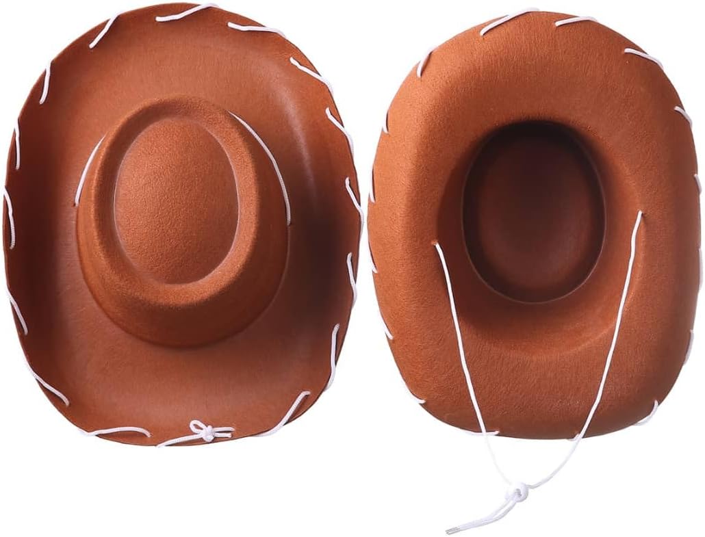 COLLECT PRESENT Adult Western Sheriff Costume Hat – Classic Cowboy Hat for Men & Women – 1950s Rancher Style - Image 4