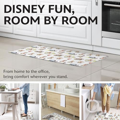 Image of Disney Winnie the Pooh Anti-Fatigue Kitchen Mats for Floor, 17x47, Non-Slip
