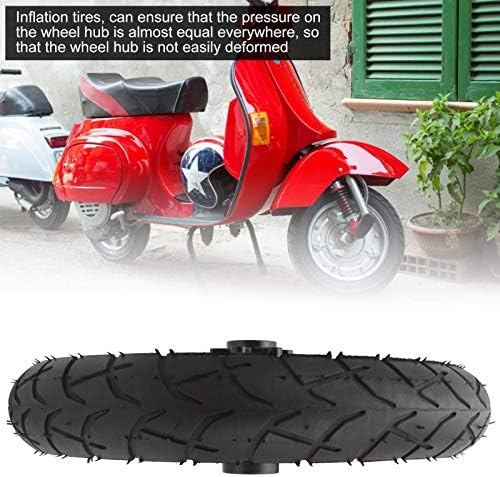 12 Inch Wheel Tire, Anti-Shock Design, Rubber Tire for Lawn Mowers, Wheelbarrows, Shopping Carts, and Kids Ride-On Toys