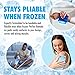 Perfect Remedy 2-Pack Gel Ice Packs for Injuries Reusable, Hot & Cold Pack That’s Durable, Soft & Flexible, Fast Relief & Recovery (Blue, Reg 2PK)
