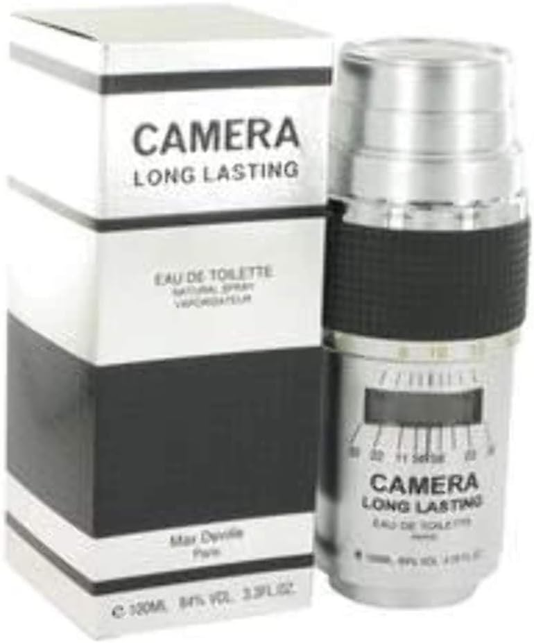 Max Deville Camera Long Lasting Eau De Toilette Spray 3.4 oz for Men