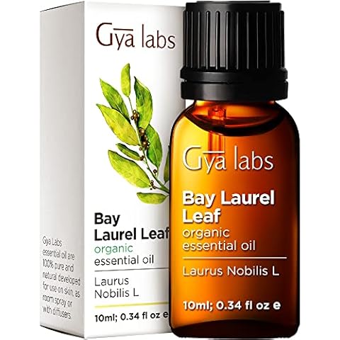 Aceite esencial orgánico de hoja de laurel de Gya Labs Cover