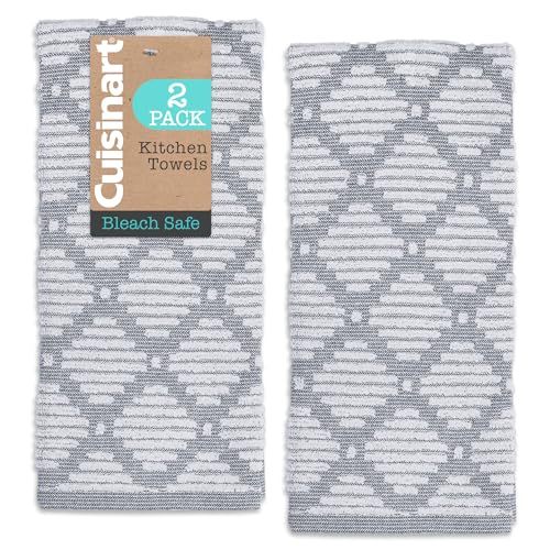 Image of Best Brands Cuisinart Cotton Kitchen Towels, 2-Pack 18x28, Bleach Safe