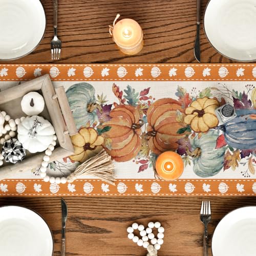 Fall Table Runner Home Party Decor 13x72 Inch - image 4