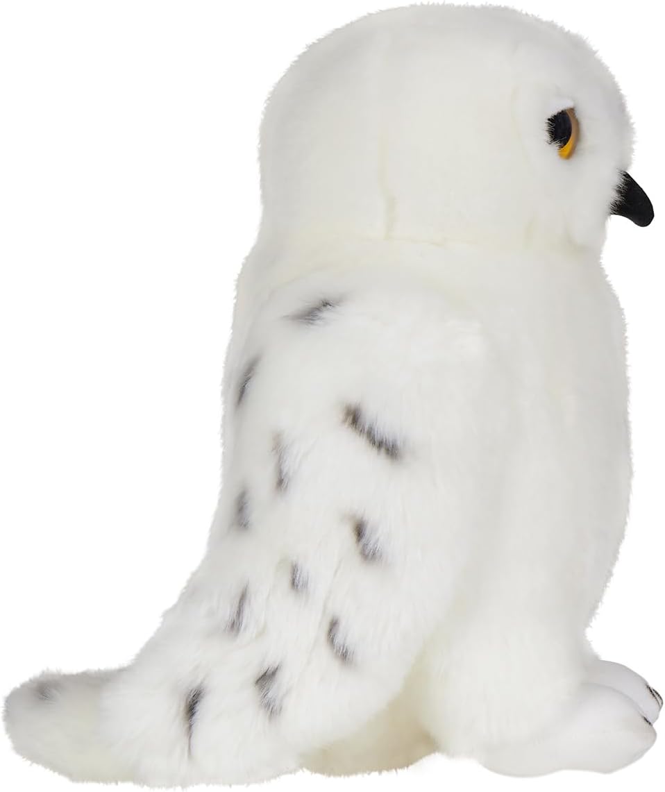 Harry Potter Hedwig Soft Toy - Large 12" Plush Owl - Collectible Toy - White Snowy Owl with Yellow Eyes & Black Beak - Stuffed Animal Gift for Fans, Kids & Collectors