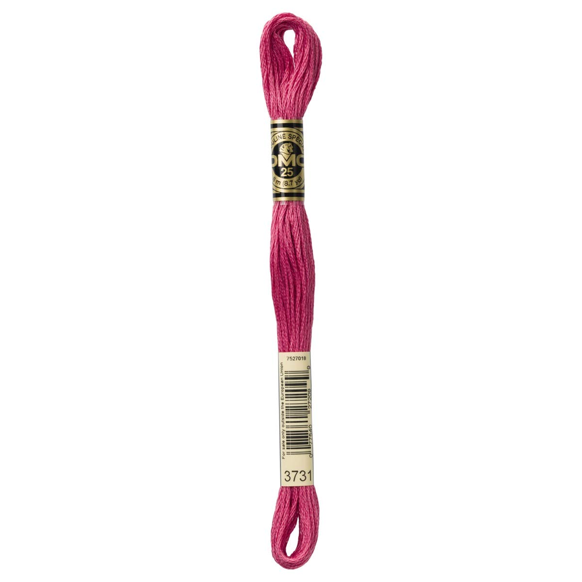 DMC Embroidery Floss Mouline Stranded Cotton Thread for Hand Embroidery and Sewing - Colour No: 3731-4 x 8m Skeins — image 1