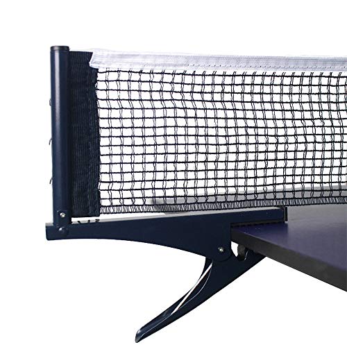 Yiliaw Collapsible Table Tennis Net Professional Steel Ping Pong Net Clip Grip Mesh Training Competition Portable Tension Adjustable Post,for Adults & Kids