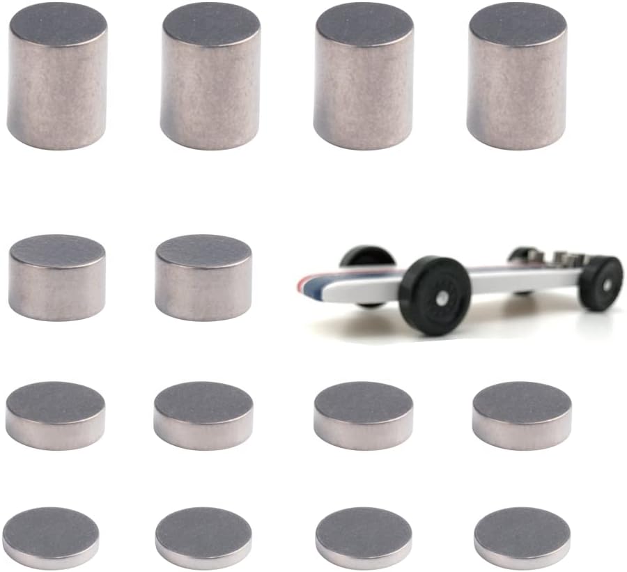 MUUNN 3.25oz Tungsten Weights for Pinewood Cars Derby, Make The Faster
