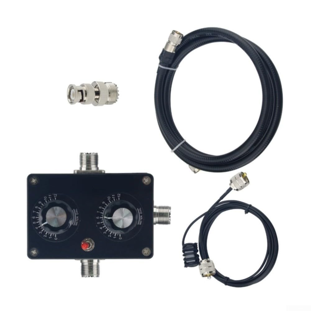 HG-20A 20W pour qrp Loop pour antenne pour radio à ondes courtes 5-30MHz Récepteur radio jambon portable de bureau Noir