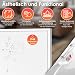 KESSER® Infrarotheizung Energiesparend Infrarot Standgerät & Wandmontage Elektroheizung 540W mit Fernbedienung Thermostat & App-Steuerung Elektrisch Heizpaneel Heizung Konvektor Standfüße