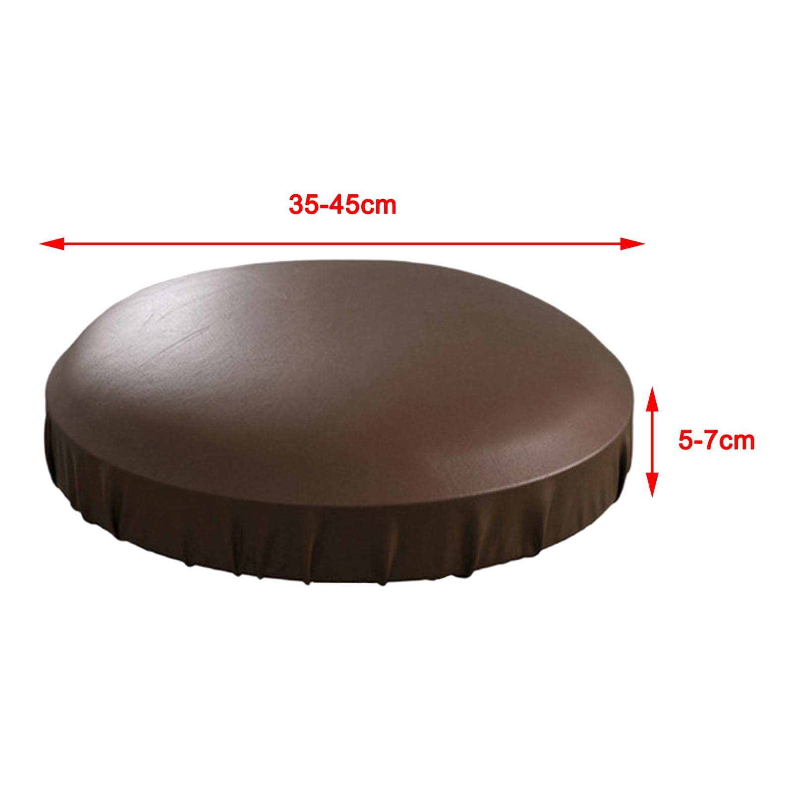 perfk 4x Coprisedile per Sgabello, Coprisedile Rotondo Resistente Alla Polvere, per 35-45 Cm