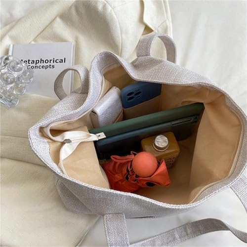 Minimalism Women's Shoulder Bags Large Capacity Casual Tote Bag Multiple Pockets Daily Commuting Handbag Shopping3