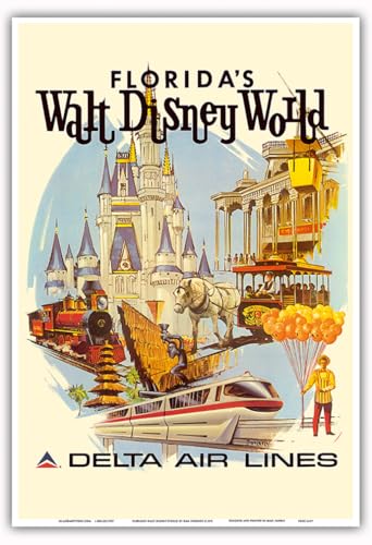 Florida's Disney World - First Year of Operation Poster Print