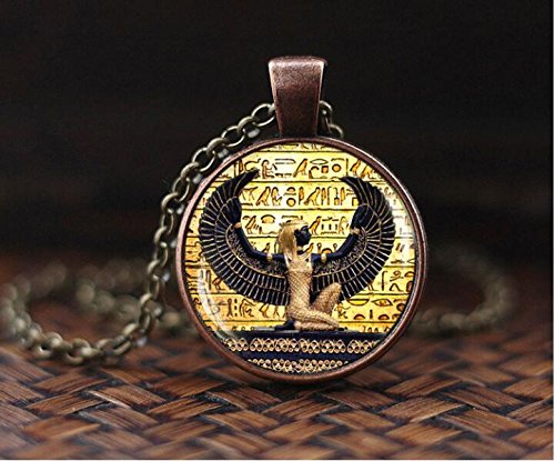 Egyptian pendant, ancient egypt jewelry, Egyptian goddess, Egypt necklace, Egyptian jewelry