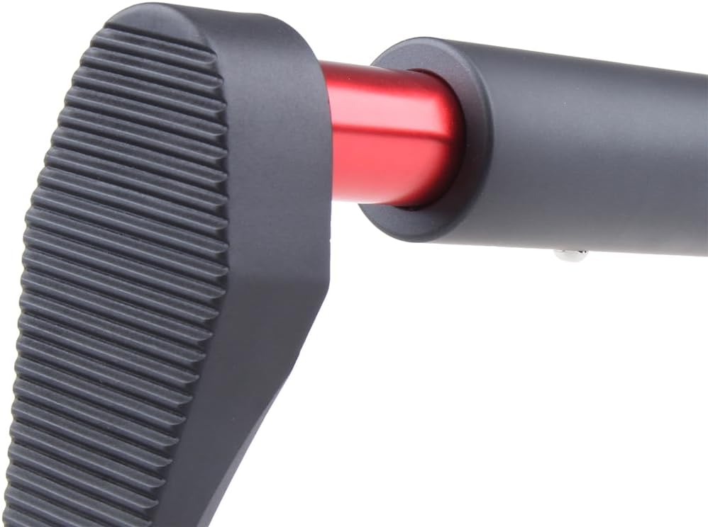 Injection Mold Plastic Shoulder Stock Kits for Nerf Elite Modulus Series and Worker Blasters Toy (Black Red L Style)