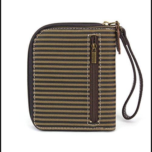 Image of CHALA Zip Around Wallet, Wristlet, 8 Credit Card Slots, Sturdy Pu Leather
