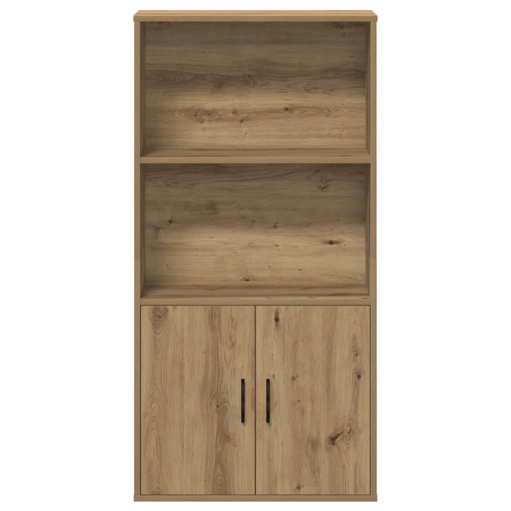 Generisch Bücherregal Artisan-Eiche 60x24x120 cm Holzwerkstoff,Möbel,Regalsysteme,Bücherregale Bücherschränke-860426