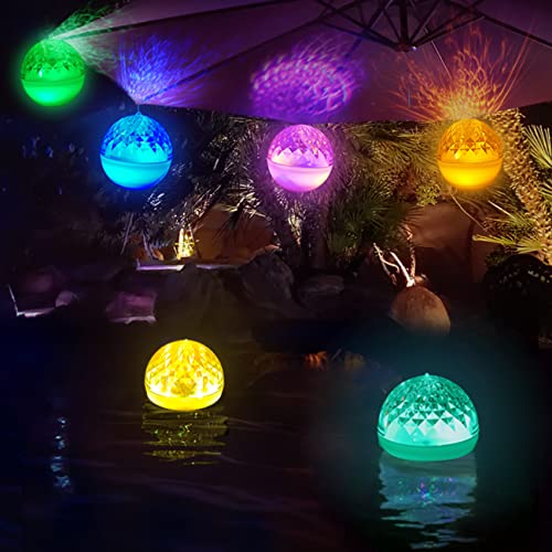 Deeprbetter Floating Pool Lights, Solar Pool Lights That Float, Led Color Changing Christmas Pool Floats Lights For Swimming Pool, Pond, Hot Tub- Hangable Waterproof Glow Ball Lights-1Pc #TOP3