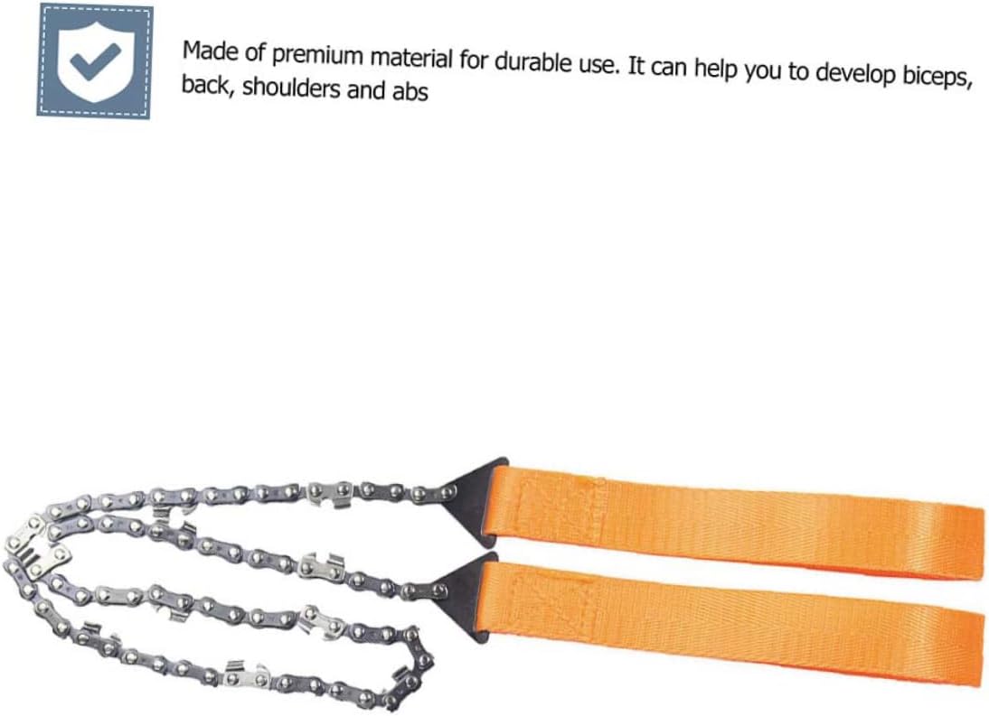 balacoo Outdoor Chainsaw Pocket Wire Saws Camping Sawing Tool Essential Camping Equipment Rustproof Manganese