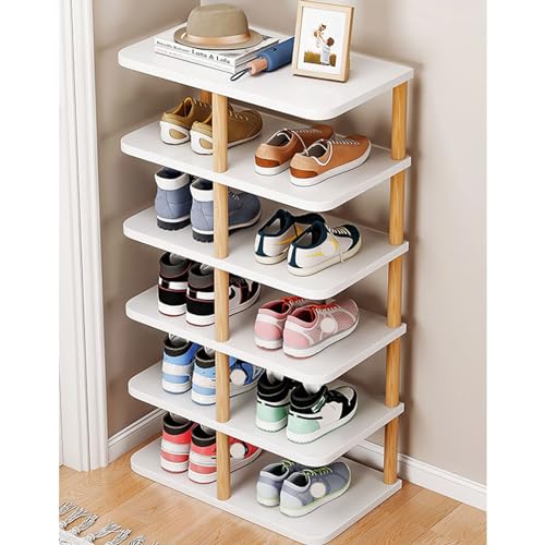 Meuble de rangement pour chaussures fin solution couloir encombré