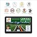 GPS Navigation for Car Truck via Satellite,7inch Touch Screen Built-in HiFi SPK Voice Broadcast, Truck GPS Professional Mode,2024 Latest Free Maps Update North America