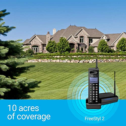 Engenius Freestyl 2, Extreme Long Range, Expandable Up To (9) Handsets, 900 Mhz, Analog Cordless Phone With 2-Way Radio For Broadcast/Intercom, Coverage Up To 100,000 Sq Ft, Built-In Rssi Tools… #TOP4