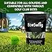 EcoSwing Bamboo Golf Tees - Reduce Side Spin and Friction - Professional Wooden Golf Tees 3 1/4 inch - Biodegradable Tees - Golf Tees Bulk Bag - Pack of 100 for Golf Driver Accessories