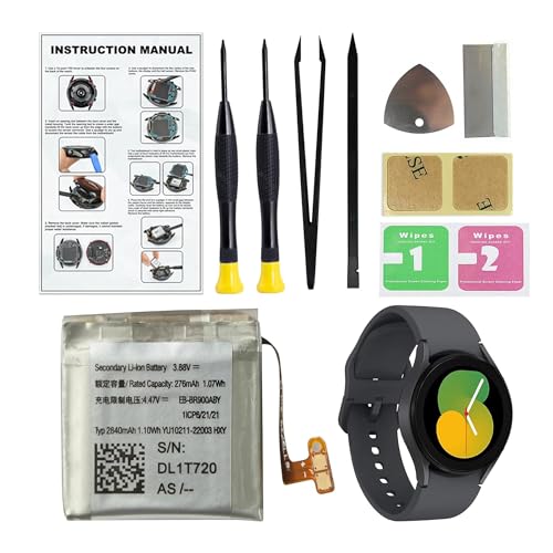 Replacement Battery for Galaxy Watch 5 (40mm), EB-BR900ABY Battery Compatible with Samsung Watch 5 (40mm) SM-R900 SM-R905, with Repair Tools & Instruction