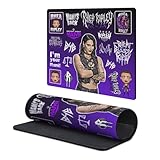 Head Case Designs Officially Licensed WWE Sticker Collage Rhea Ripley 9.84 x 11.81 x 0.12 inches (250 x 300 mm) - S Gaming Office Desk PC Keyboard Mouse Mat Pad