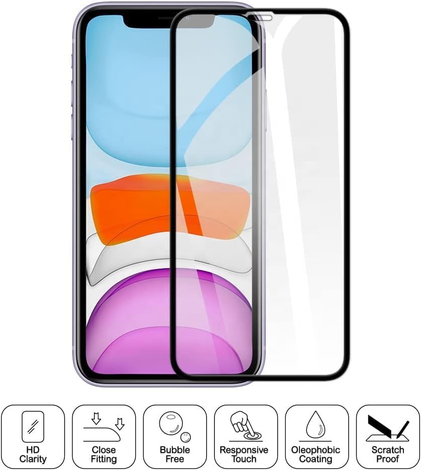 MADNOVA Apple iPhone 11 Pro/XS için Tasarlanmış Premium Anti-Statik Ekran Koruyucu Uçtan Kenara Kapsama Full Kaplama Tam Koruma Dayanıklı Temperli Cam - Görsel 3