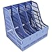 File Rack Office Desktop File Frame Data Rack Folder Archive Bookshelf Letter Trays(Blue)