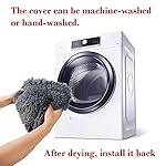 Calming-Dog-Bed-Fluffy-Plush-Dog-Mat-for-Furniture-Protector-with-Removable-Washable-Cover-for-Large-Medium-Small-Dogs-and-Cats-Large45x37x6-Light-Grey