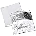 Shappy 200 Sheets Imitation Leaf for Arts Project, Gilding Crafting, Crafts Decoration, DIY, Furniture, 5.5 by 5.5 Inches (Silver)