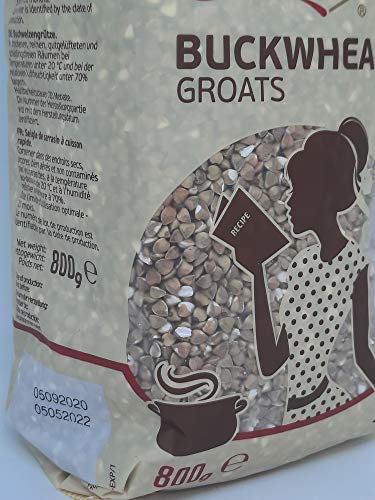 3.5 LB Skvira Buckwheat Groats Roasted Kasha GMO Free 800 gr / 28.22 OZ Grechka (2 Pack)