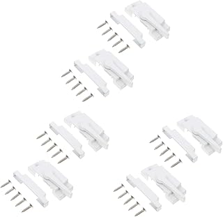 DOITOOL Sliding Door Handle 6 Sets Door and Window Crescent Lock Window Sash Lock Hung Window Lock Window Sash Catch Locks Door Lock Buckle