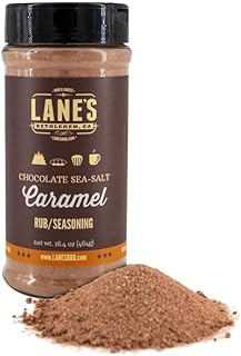 Lane's Chocolate Sea-Salt Caramel Seasoning, All-Natural Sea Salt Caramel Chocolate Seasoning for Cake, Hot Beverages & Popcorn Flavoring Seasoning, No MSG, No Preservatives, Gluten-Free, 16.4 Oz
