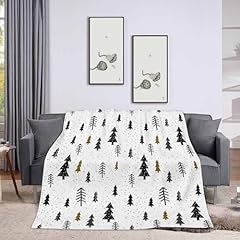 1t Winter Trees Christmas Throw Blanket