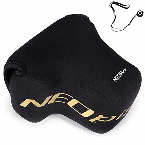First2savvv QSL-P900S-01 black Neoprene Camera Case Bag for Nikon COOLPIX P900S P900 +