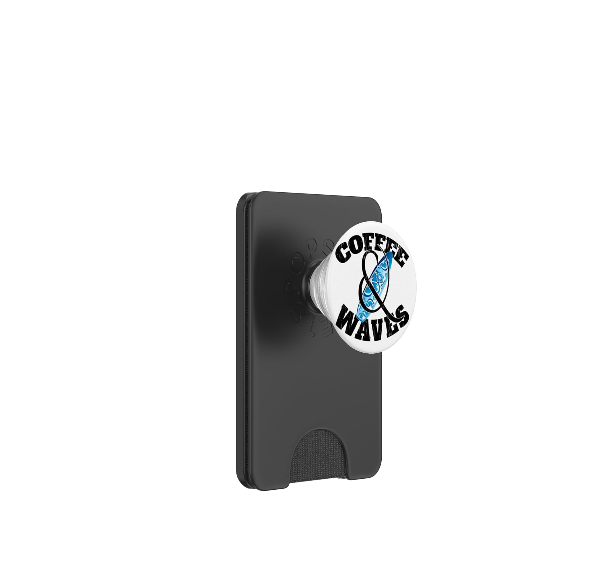 PopSockets PopWallet MagSafe Coffee & Waves accessoire de plage surf