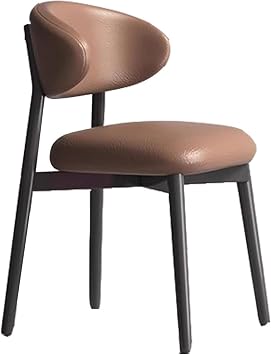 Modern Upholstered Dining Chairs, Upholstered Dining Chairs with Curved Back, Easy to Assemble, for Living Room, Bedroom, Kitchen