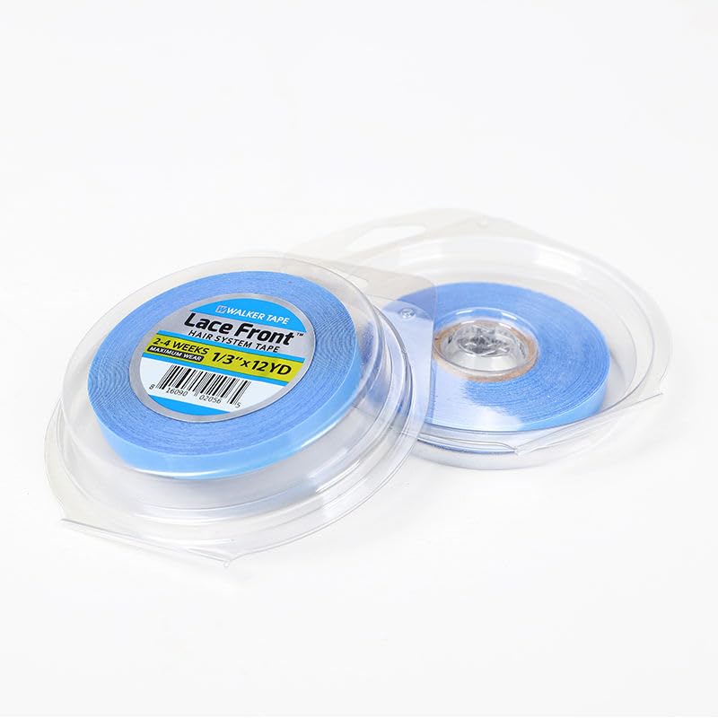 Image of Ritzkart Lace Front Tape Thin Adhesive - Double Sided Hair System Tape Roll Max Hold 2-4 Weeks 3-12 Yards Waaker Tape (1.3 x 12 yrd)