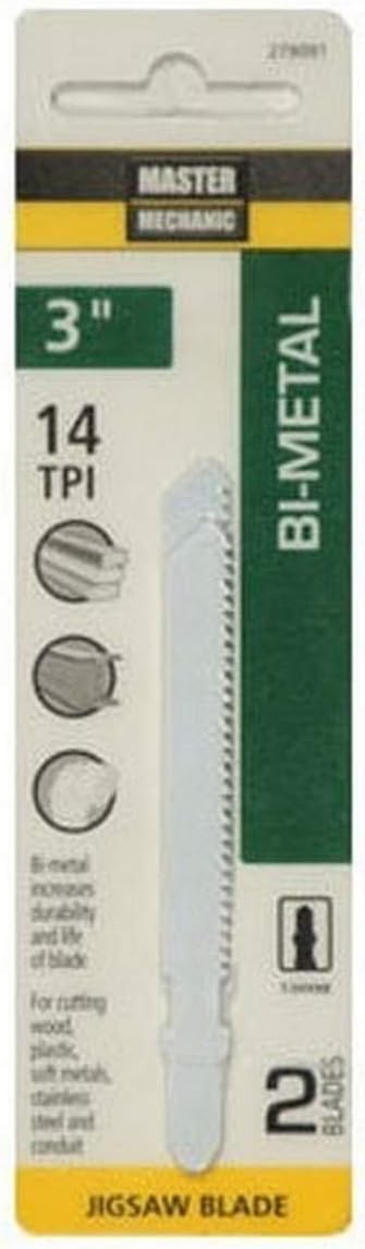 DISSTON COMPANY 279091 14T Jig Saw Blade, 3"